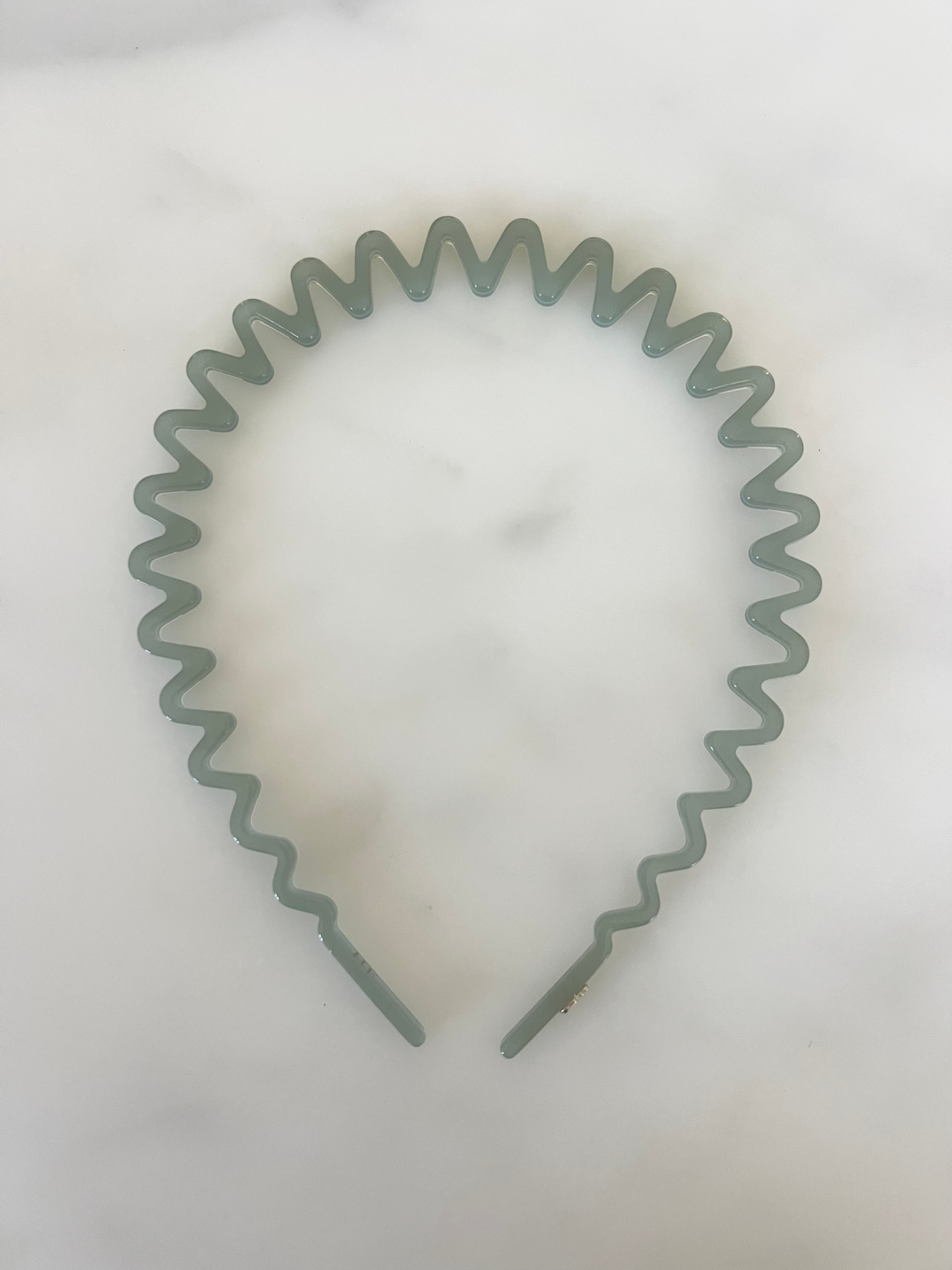 Acetate Wave Headband -Sage