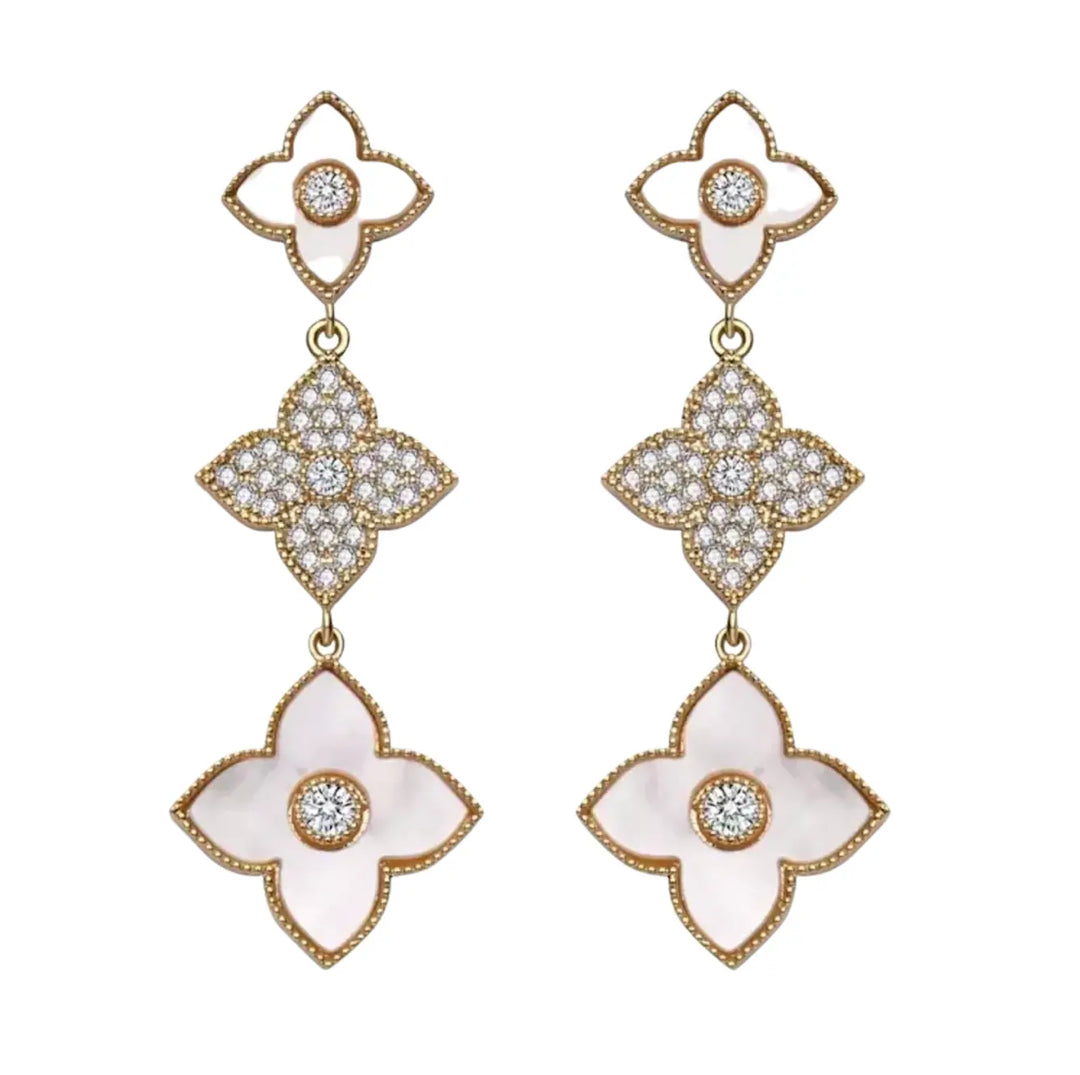 WS Clover Trio Earrings - Hero