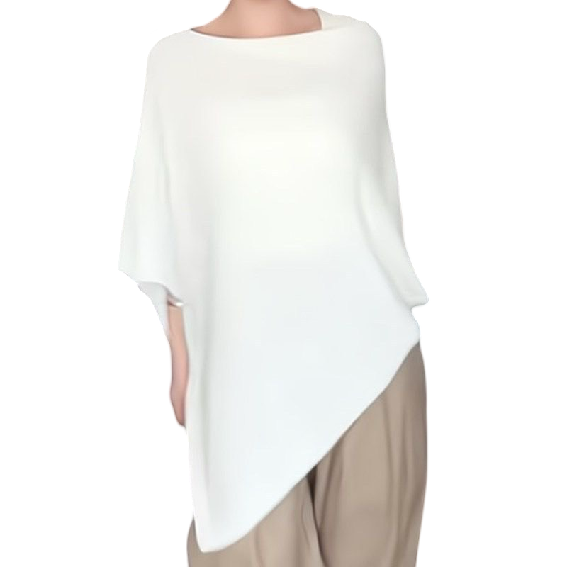 White Wool Chicago Topper- White