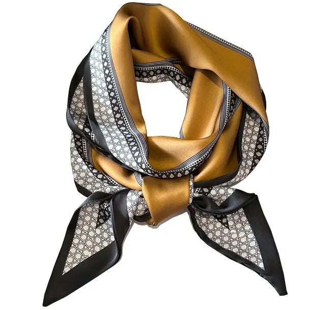 WS - Neckscarf / Hairscarf Gold Seattle Scarf