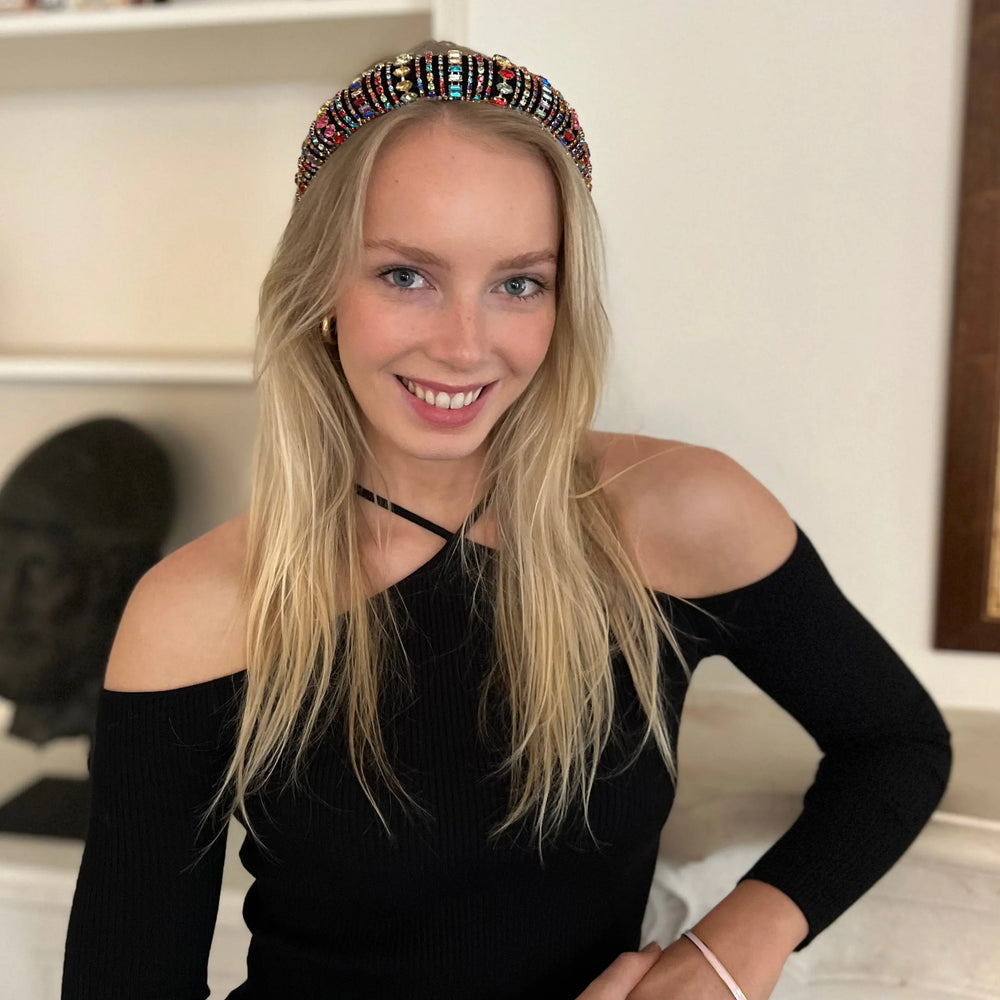 WS Deco Rainbow Statement Headband - Multi - Image 1