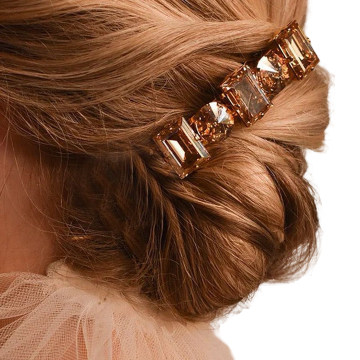The Parisienne Barrette - coffee crystals