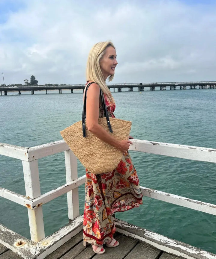 Bag - Lille with Black Handles