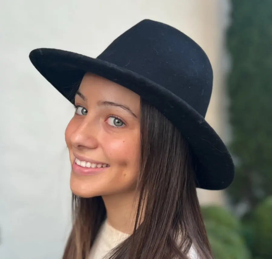 Wool Classic Fedora - Black