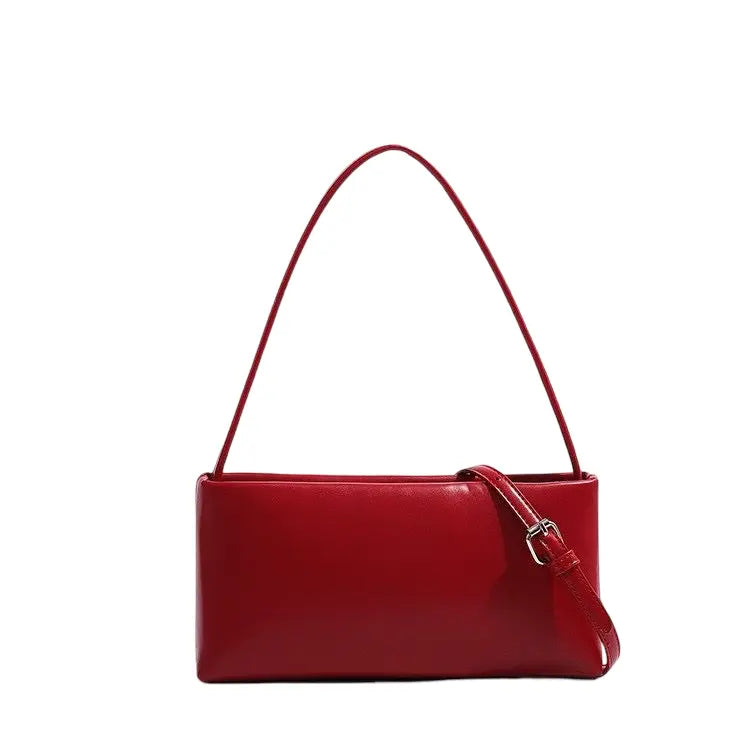 Josephine Vegan Leather Bag in Wine