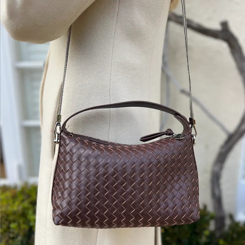 WS Irene Cowhide Bag - D Brown - Image 1