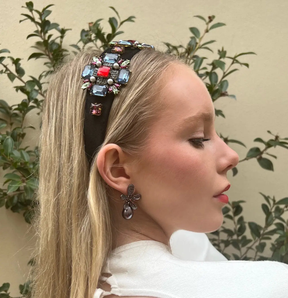 Headband Bling - Black Dolce