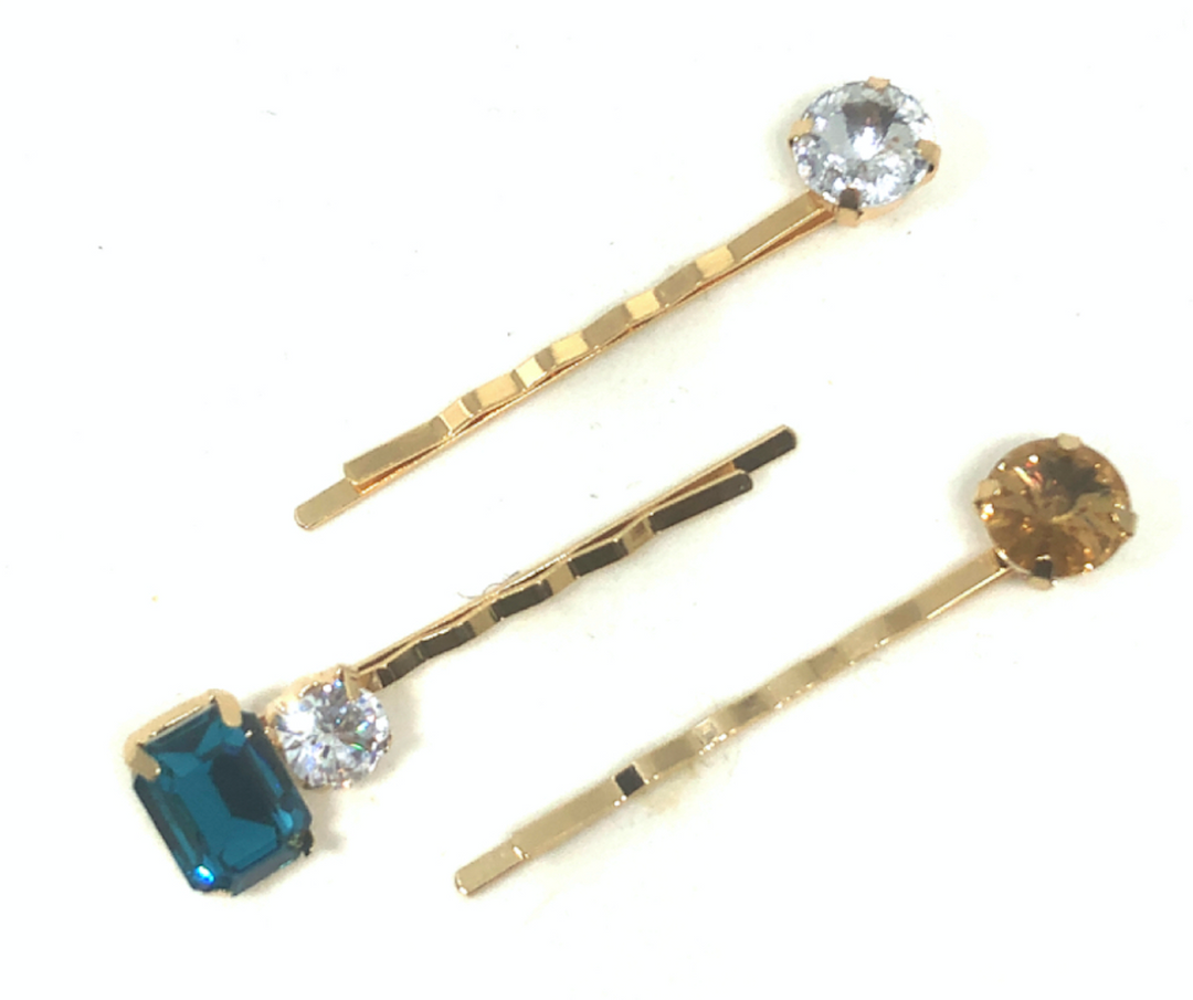 WS - Hairpins - Blue Gems 746935882204
