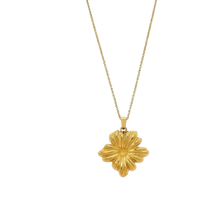 Aurelia Bloom  Gold Flower Necklace