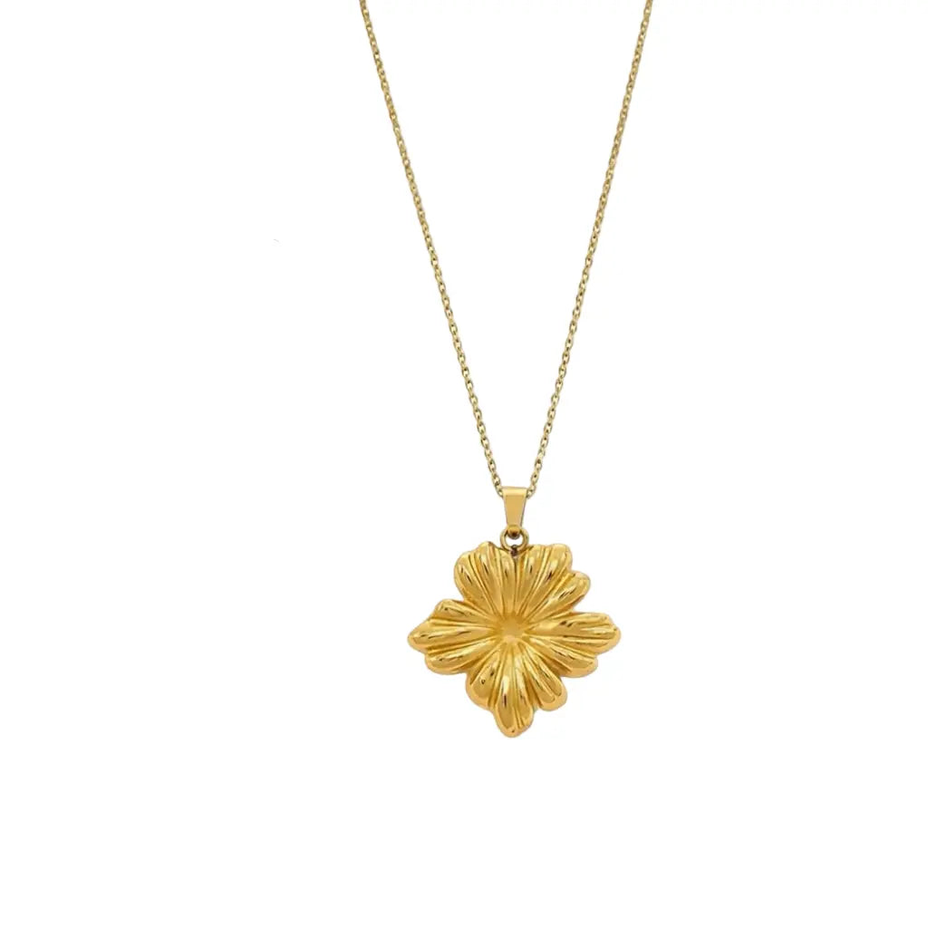 WS Aurelia Bloom  Gold Flower Necklace