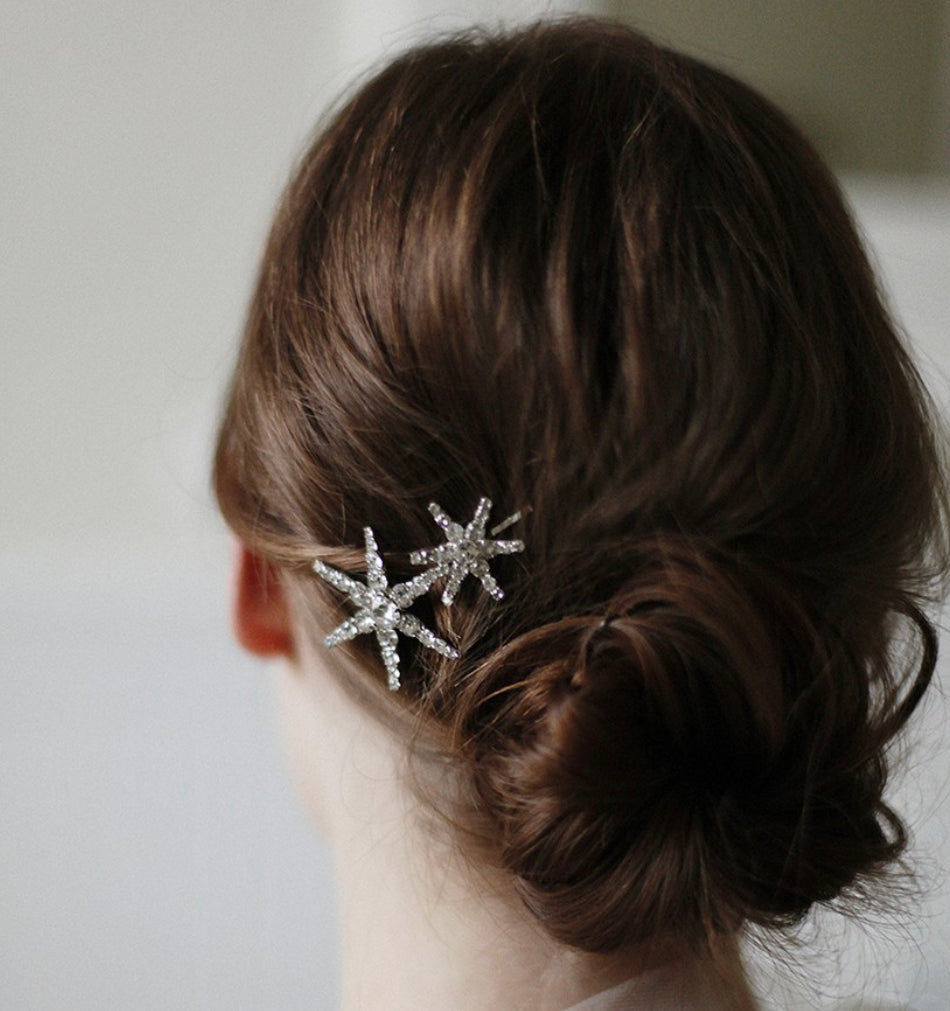 Hairpins - Crystal Stars