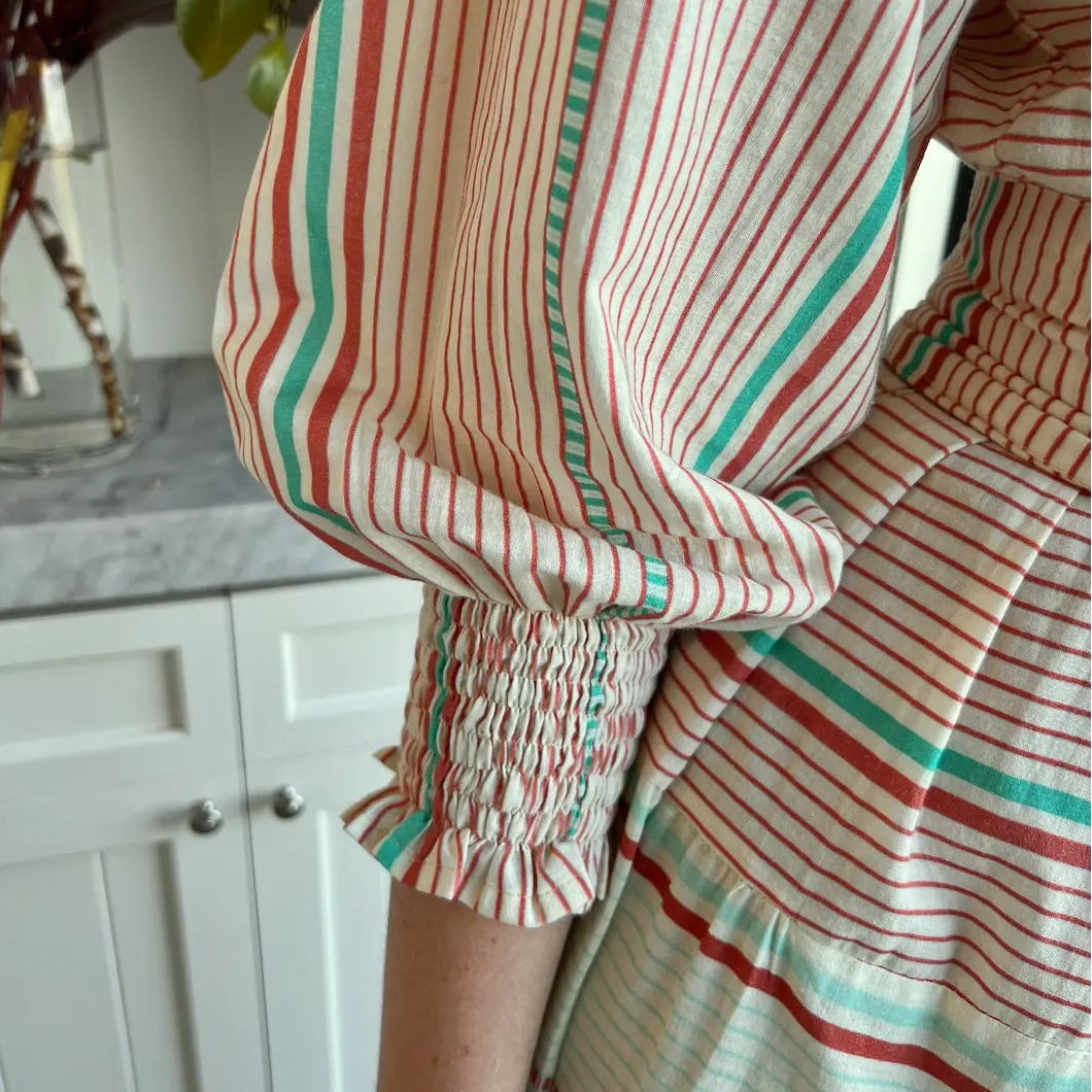 WS 'Gisele' Dress - Multicolour Stripes - Image 6