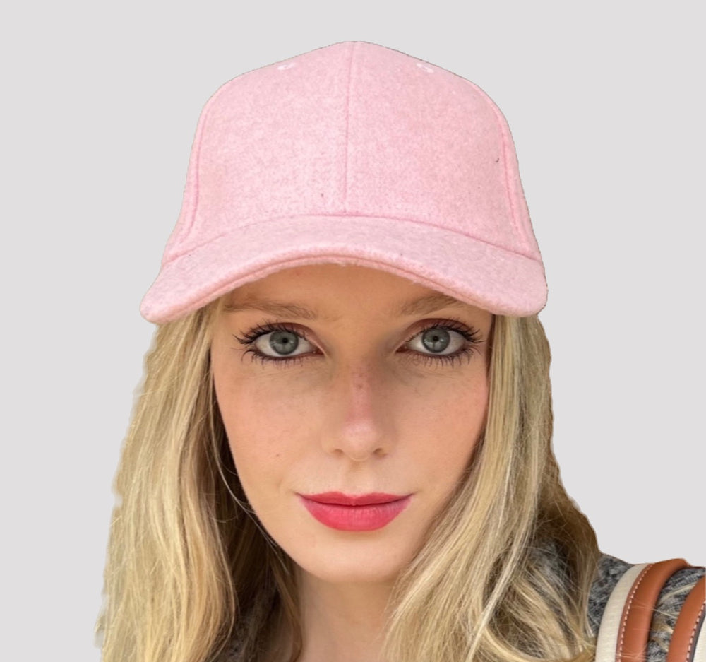 WS Cap - Baseball Wool - Pink