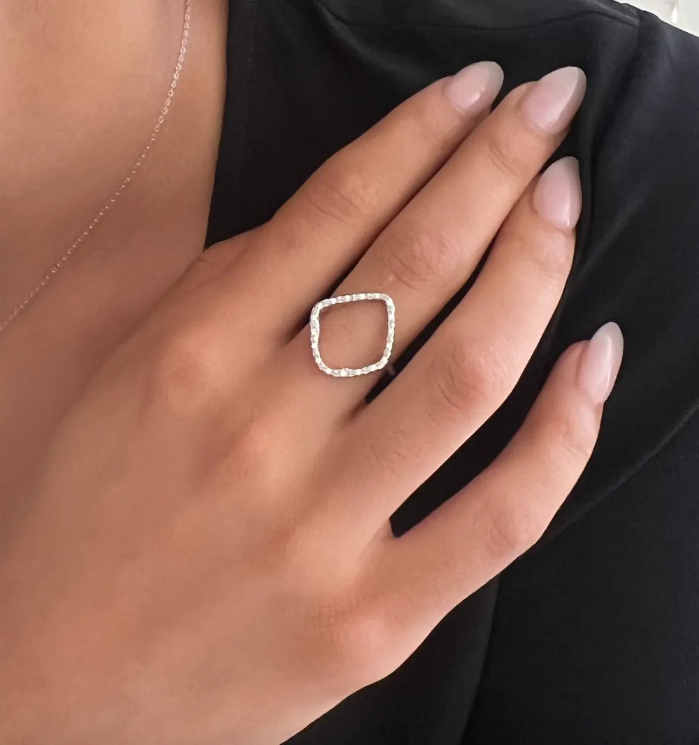 WS Rivière Diamond zirconia Sterling silver Ring