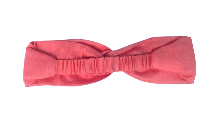 WS - Headband - 100% Linen Elastic -Burnt Coral