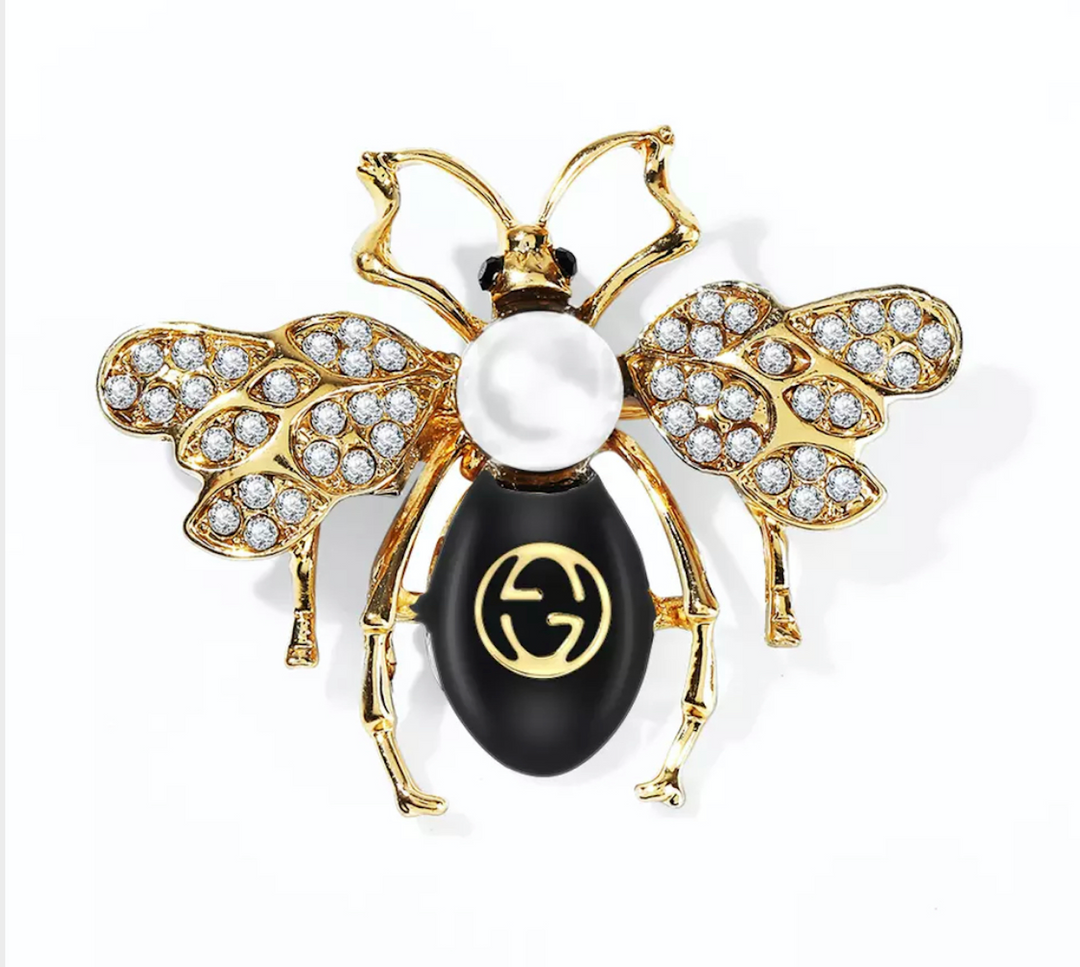WS - Brooch French White Pearl Bee 75452353210