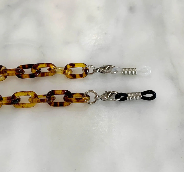 Glasses / Sunglass/Mask Chain in Tortoise