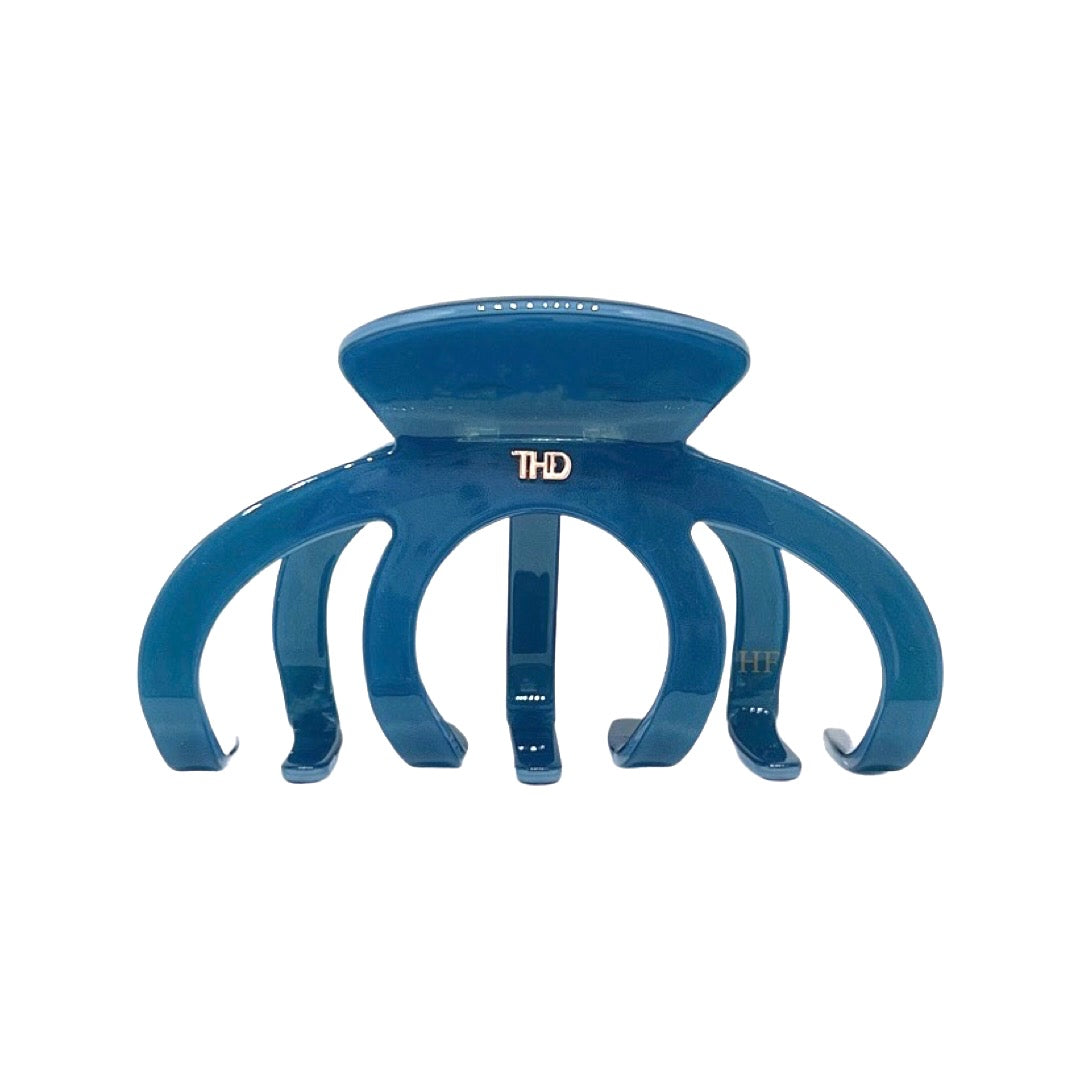 WS Acetate Octopus Hair Claw - Blue Perennial