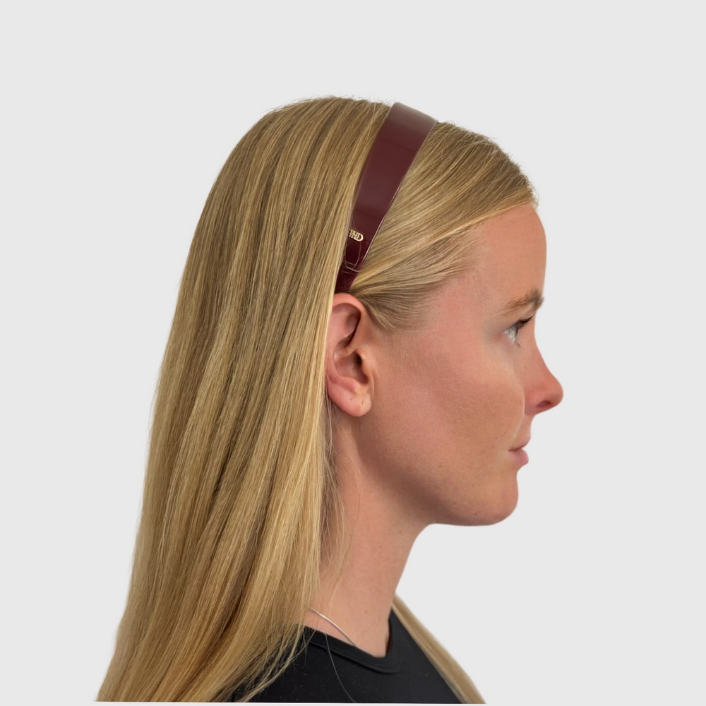WS Acetate Headband -2.5cm Wide Wine