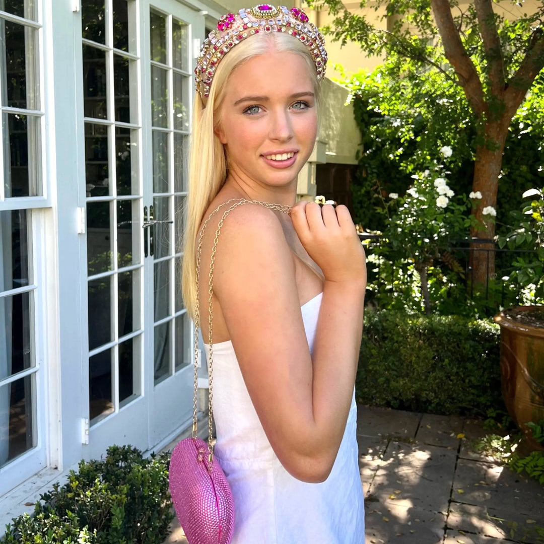 Dianthe Encrusted Statement Headband - Image 3