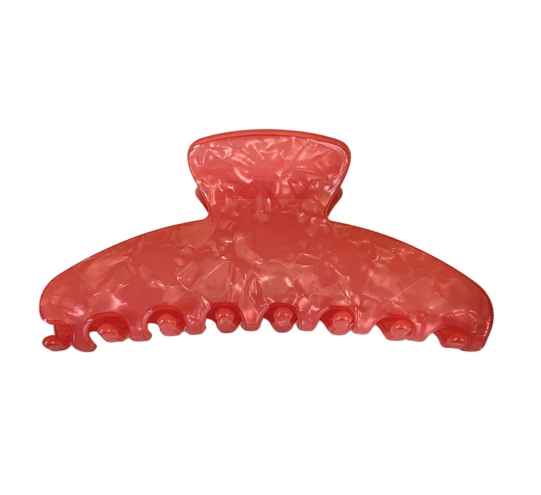 WS Premium extra large hair claw in Watermelon Pearl 728238947231