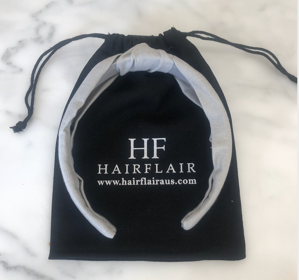WS - Headband- 100% Linen Structured - French Grey