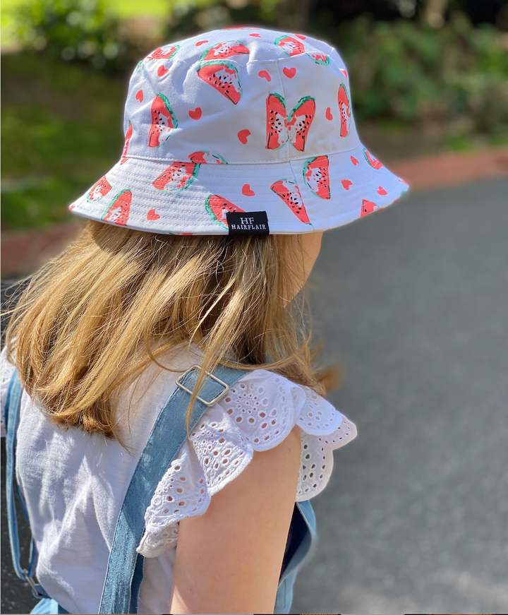 Hats - Kids Watermelon Bucket - 5-8yrs