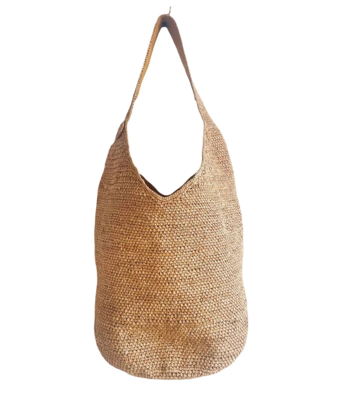 WS Eleanor Raffia Oversized Bag - Golden - Hero