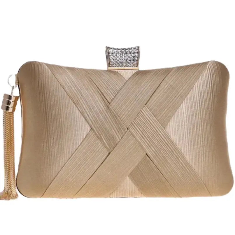 Satin Cross Bag Gold