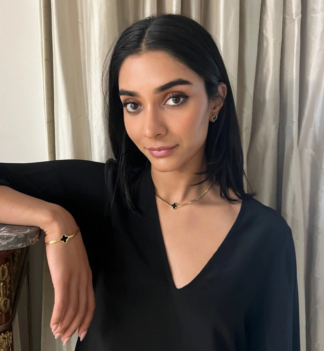 WS- Cross Power Bracelet -Cross Power Bracelet Gold & Black