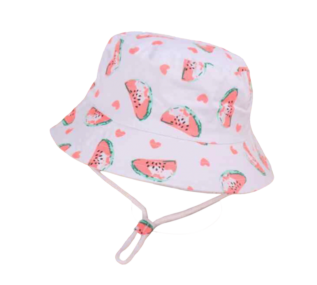 Hats - Kids Watermelon Bucket - 5-8yrs