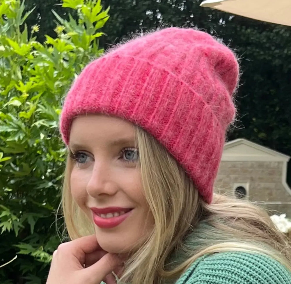 Cable Beanie - Barbie