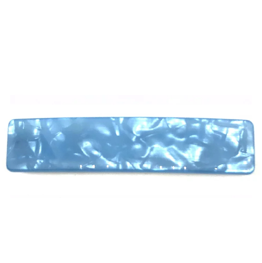 Acetate Barrette - Blue Pearl