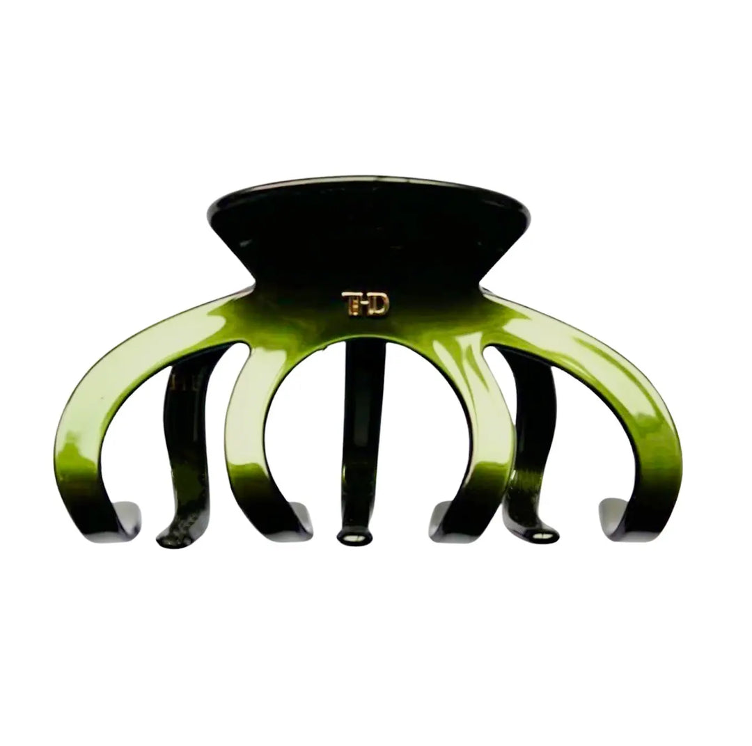 Octopus Acetate Hair Claw in Bistro Green