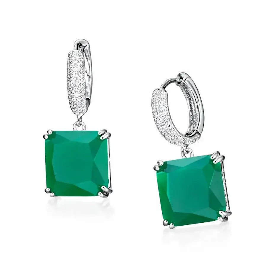 Camila Earrings in Green