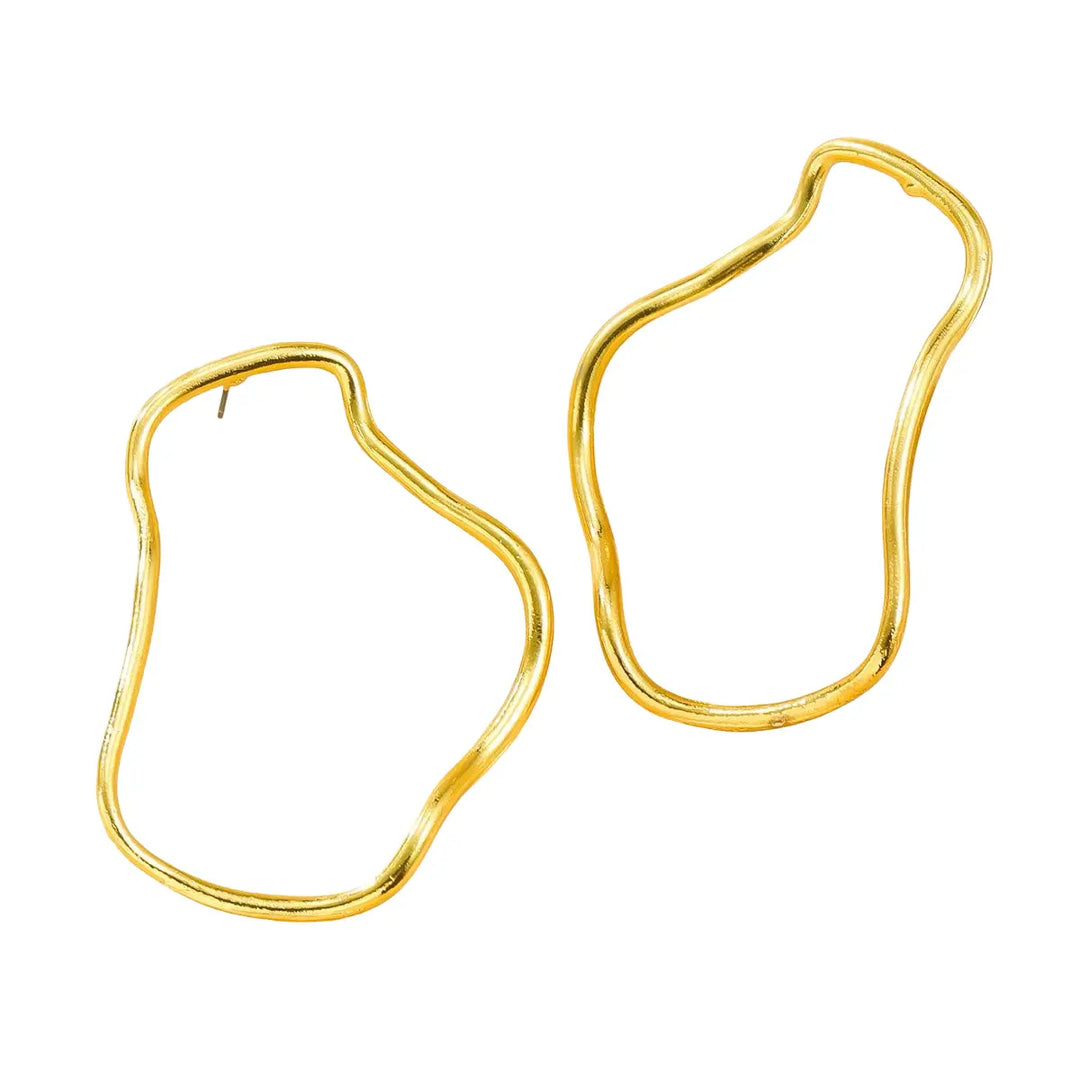 WS Saia Earrings in Gold