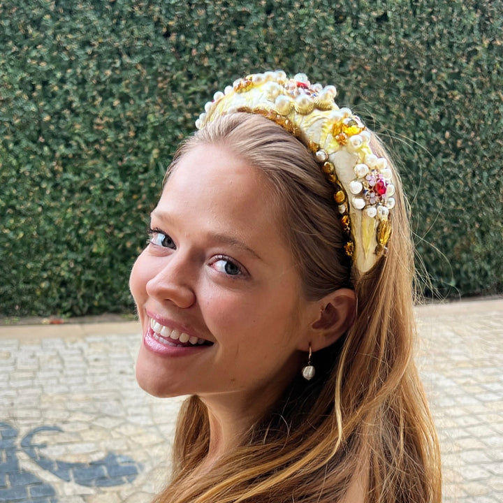 Headband Anika - Yellow