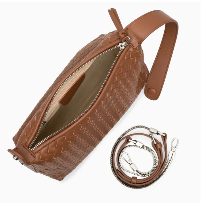 WS Irene Cowhide Bag -L Brown