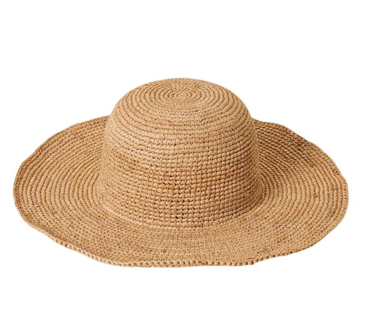Amy Raffia  Sunhat - Natural