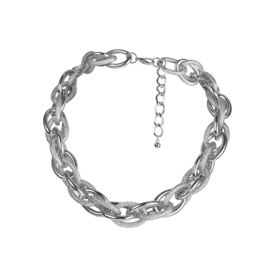 Gemma Chain Necklace - Silver
