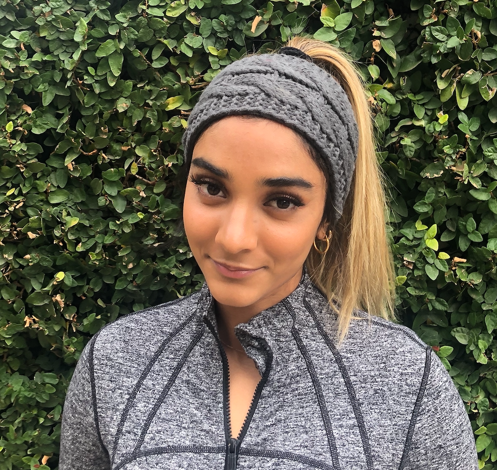 WS - Knitted Cable Headband - dark Grey  746935191412