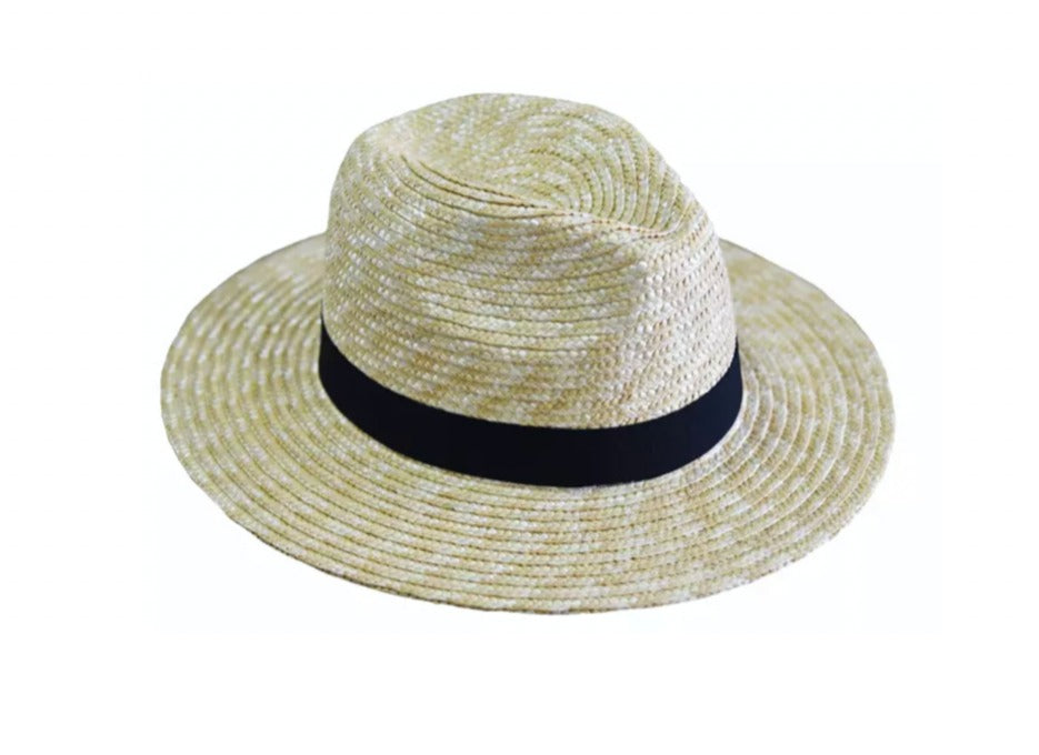 100% Wheat Straw UNISEX Panama Large - 7cm Brim