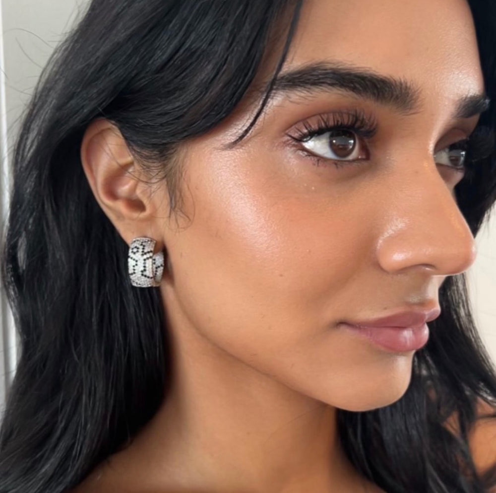 WS - Luciana Silver Animal Pave Earrings 757953173939