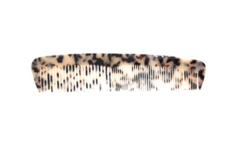 WS - Acetate Two Teeth Comb in Light Turtle