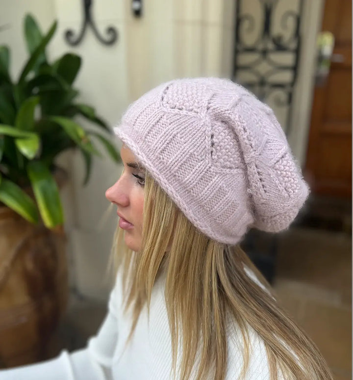 Slouch Beanie - Pink Sparkle