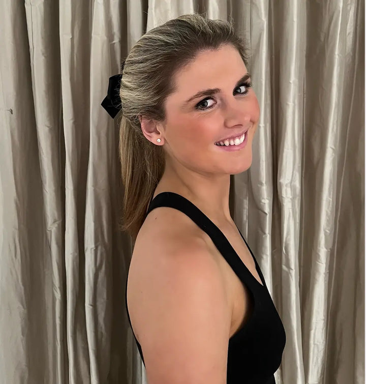 WS Scrunchie - Eloise Pearl Ribbon 757953170891