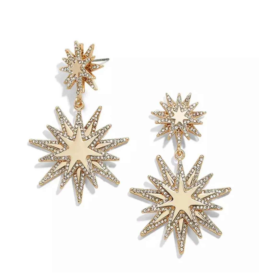 Gold Spark Earrings