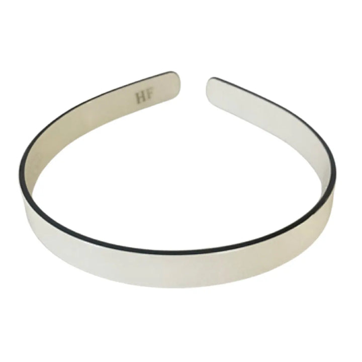 Headband - Acetate Ivory & Black Trim