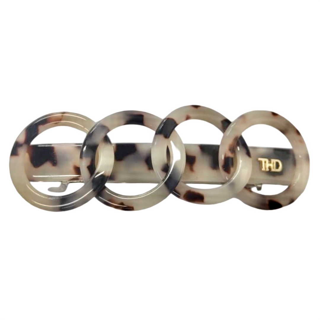 The Rings Barrette - Light Turtle