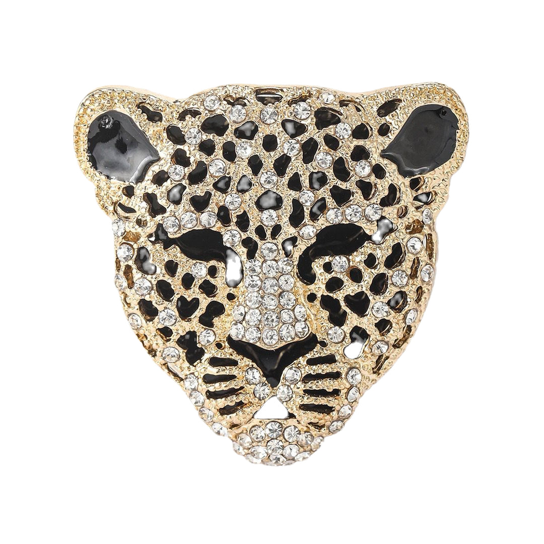 Le Leopard Brooch Gold